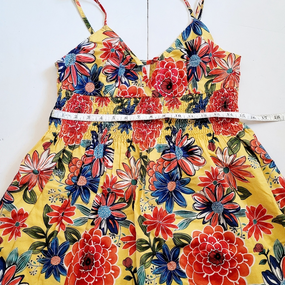 Floral Yellow Sundress - Picture 3 of 10